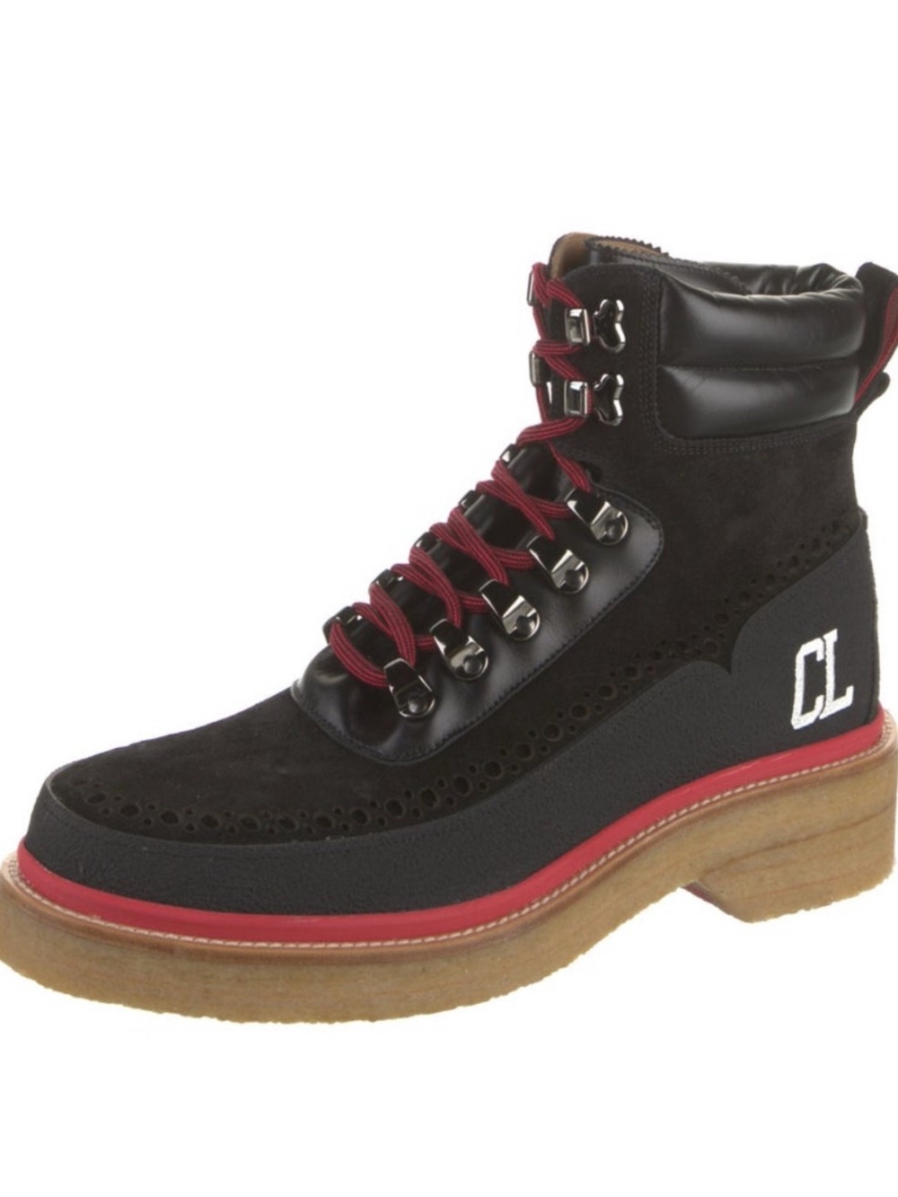 Christian Louboutin suede hiking boots - Picture 2 of 6